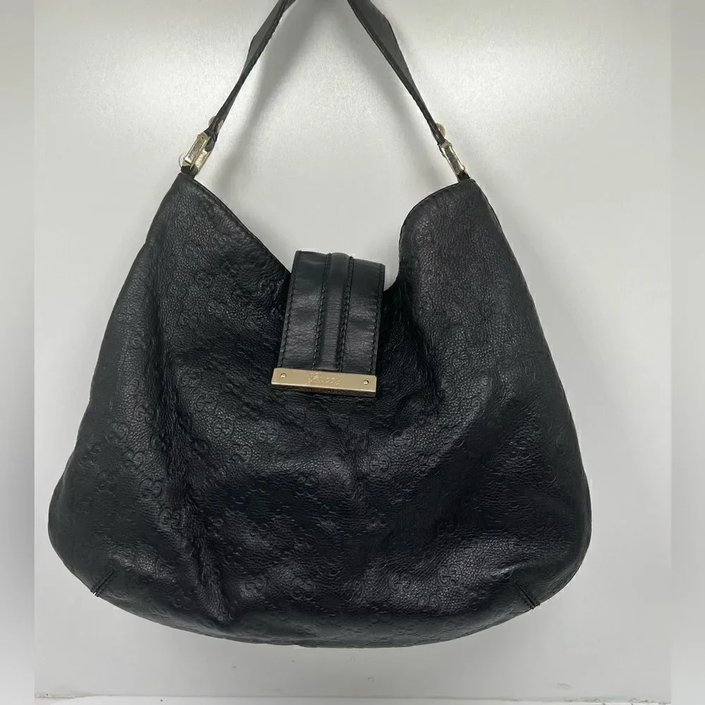 Guccissima Gucci Black Handbag Bag Hobo